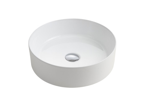 Round 400mm Vitreous China Counter Top Basin NTH [158561]