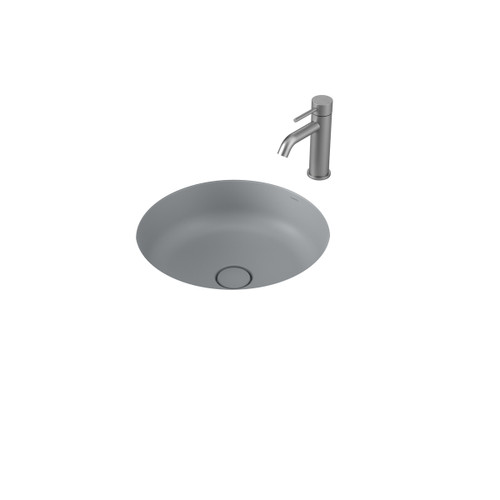 Liano II 440mm Round Under/Over Counter Basin Matte Grey (Special Order) [284921]