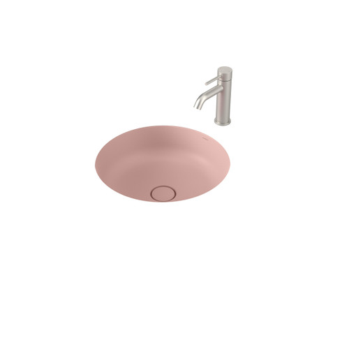 Liano II 440mm Round Under/Over Counter Basin Matte Pink (Special Order) [284958]