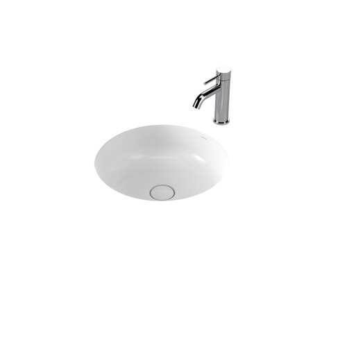 Liano II 440mm Round Under/Over Counter Basin White [284910]