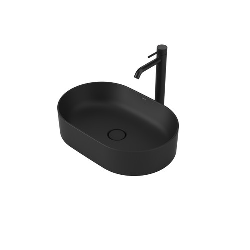 Liano II 530mm Pill Above Counter Basin Matte Black [284949]