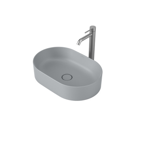 Liano II 530mm Pill Above Counter Basin Matte Grey (Special Order) [284962]