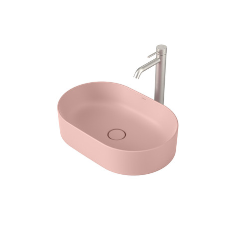 Liano II 530mm Pill Above Counter Basin Matte Pink (Special Order) [284913]