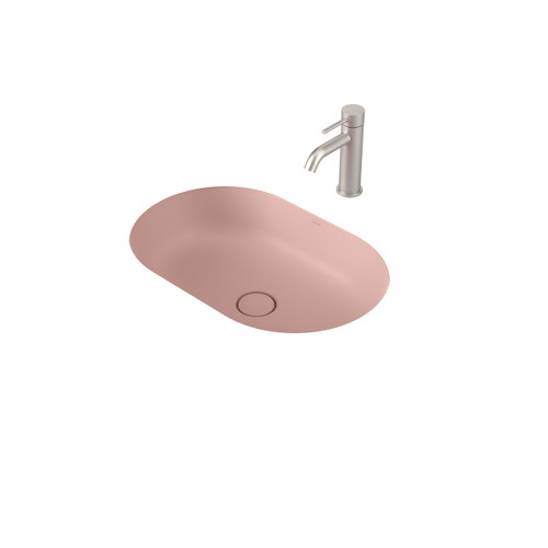 Liano II 580mm Pill Under/Over Counter Basin Matte Pink (Special Order) [284914]