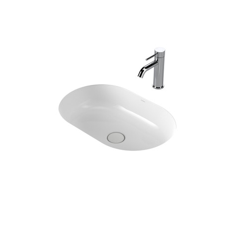 Liano II 580mm Pill Under/Over Counter Basin White [284950]