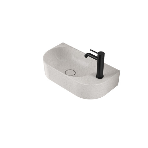 Liano II Hand Wall Basin 1 Tap Hole Matte Speckled (Special Order) [284935]