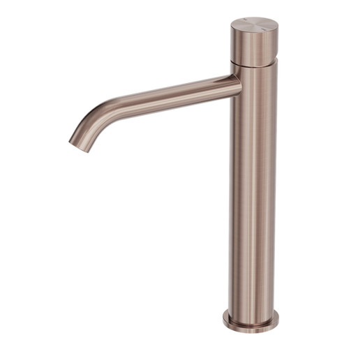 Zen SS316L Tall Basin Mixer Handless Brushed Bronze [300139]