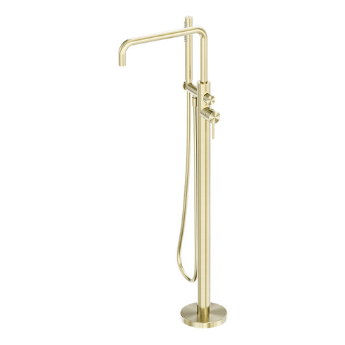 Zen SS316L Freestanding Bath Mixer Brushed Gold [300133]