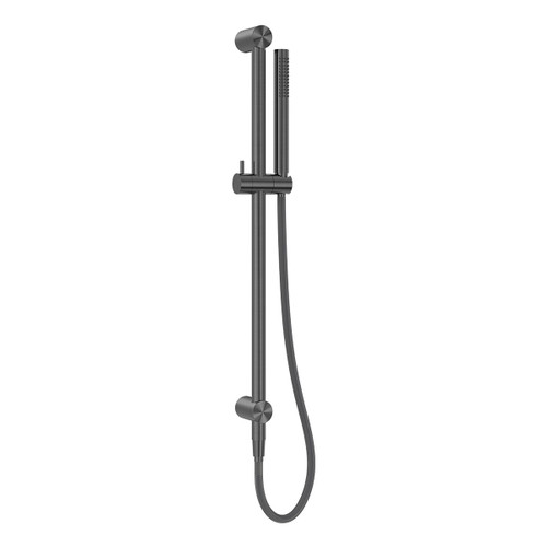 Zen SS316L Shower Rail with Outdoor Shower Hose Graphite [300191]