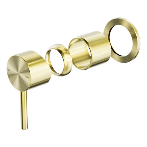 Zen SS316L Shower Mixer (Trim Kit Only) Brushed Gold [300153]