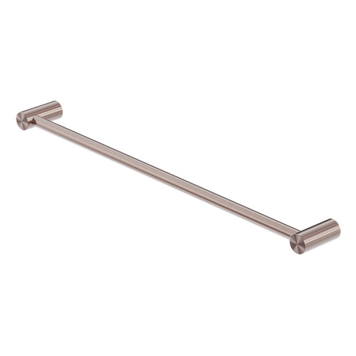 Zen SS316L Single Towel Rail 600mm Brushed Bronze [300182]