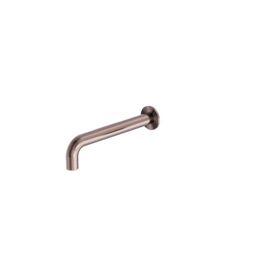 Kara Wall Basin Set Spout (Only) 215mm Brushed Bronze [300171]