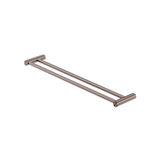 New Mecca Double Towel Rail 600mm Brushed Bronze [300267]