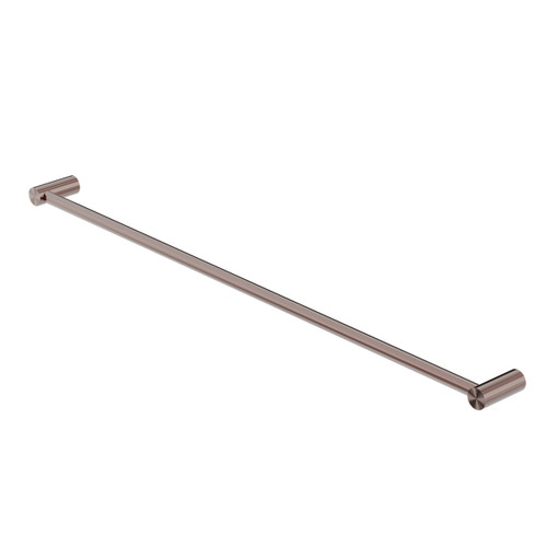 New Mecca Single Towel Rail 800mm Brushed Bronze [300233]