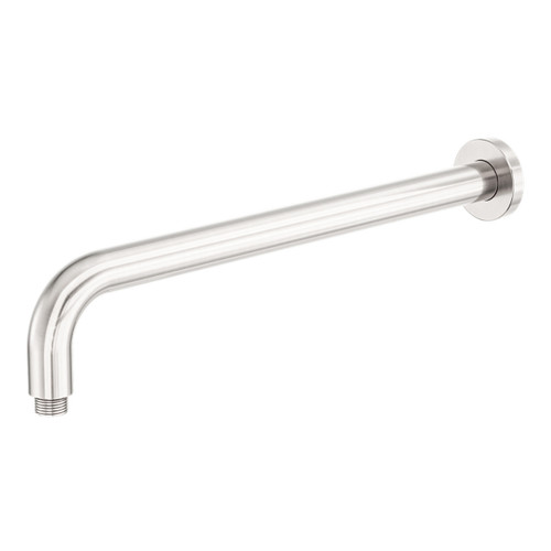 Zen SS316L Round Shower Arm 400mm Length Brushed Nickel [300098]