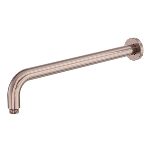 Zen SS316L Round Shower Arm 400mm Length Brushed Bronze [300096]