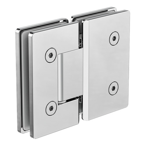 180 Degree Glass to Glass Shower Hinge 10mm Glass  Chrome [300249]