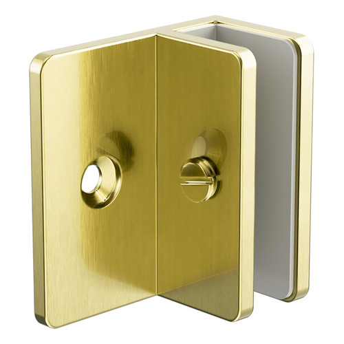 Shower F Bracket 10mm Glass Brushed Gold [300205]