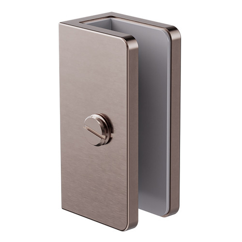Shower U Bracket 10mm Glass Brushed Bronze [300193]