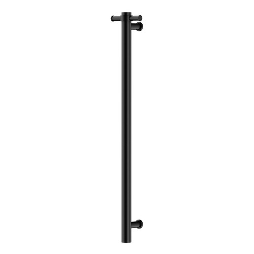 Non-Heated Vertical Towel Rail 900mm Matte Black [300136]
