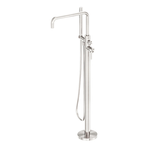 Zen SS316L Freestanding Bath Mixer Brushed Nickel [300325]