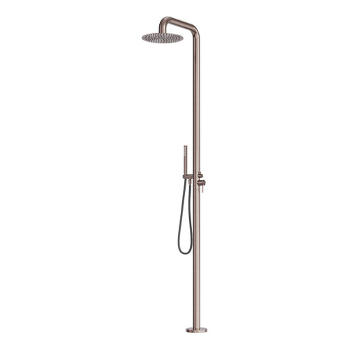 Zen SS316L Outdoor Freestanding Shower Column Brushed Bronze [300288]