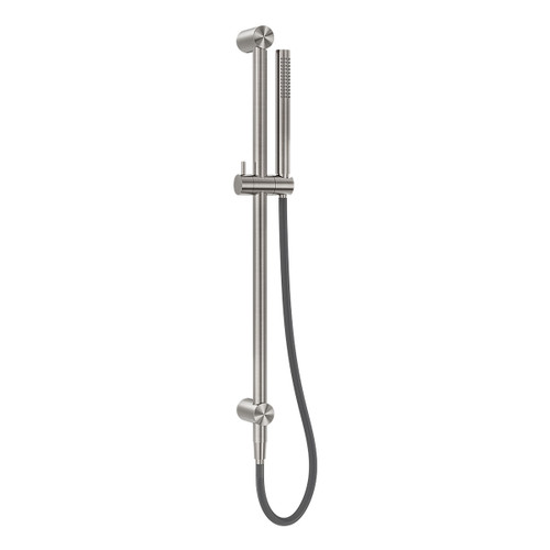 Zen SS316L Shower Rail with Outdoor Shower Hose Brushed Nickel [300295]