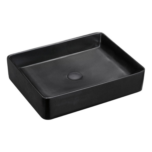 Luciana Above Counter Basin 510mm x 405mm x 110mm Matte Black [158560]