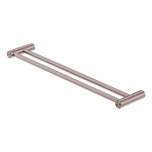 Zen SS316L Double Towel Rail 600mm Brushed Bronze [300321]