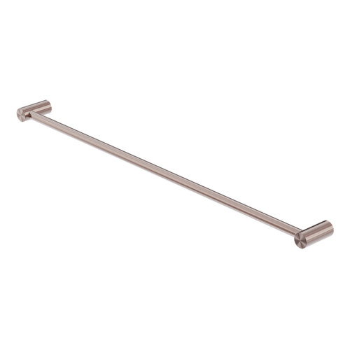 Zen SS316L Single Towel Rail 800mm Brushed Bronze [300281]