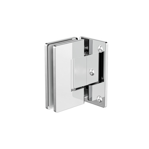 90 Degree Glass to Wall Shower Hinge 10mm Glass Chrome [300118]