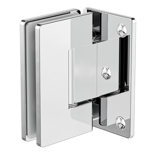 90 Degree Glass to Wall Shower Hinge 10mm Glass Chrome [300118]