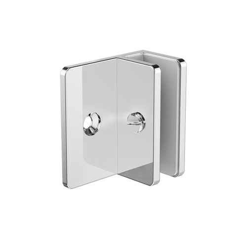 Shower F Bracket 10mm Glass Chrome [300290]