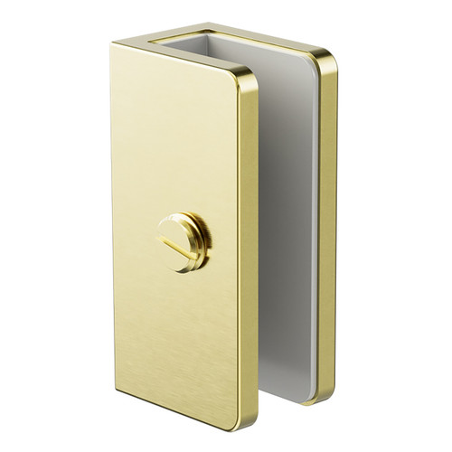 Shower U Bracket 10mm Glass Brushed Gold [300296]
