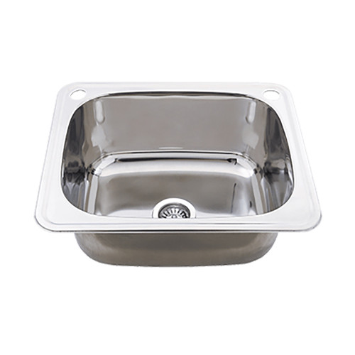 Classic 45L Utility Sink with Bypass Stainless Steel 2TH [068866]