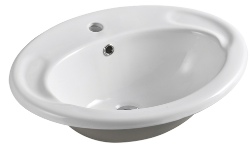 Virtue Ei Trade Oval Drop In Basin 1 Tap Hole [136388]
