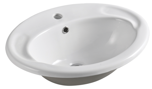 Virtue Ei Trade Oval Drop In Basin 1 Tap Hole [136388]