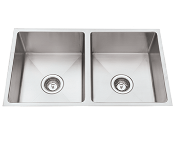 Excellence Squareline Plus Double Bowl 760mm Stainless Steel NTH [136417]