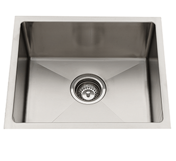 Excellence Squareline Plus Single Bowl 460mm Stainless Steel NTH [136418]