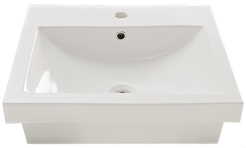 Virtue Square Insert Basin 1 Tap Hole [136394]