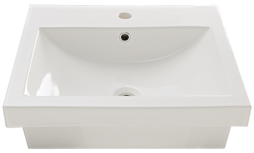 Virtue Square Insert Basin 1 Tap Hole [136394]