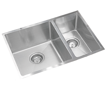 Excellence Squareline Plus Top/Undermounted 1.5 Bowl 670mm Stainless Steel NTH [156238]