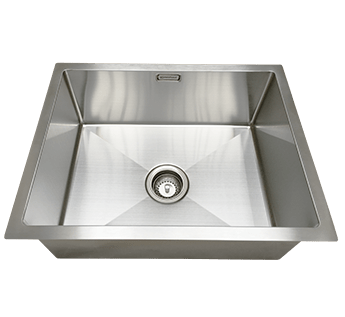Excellence Squareline Utility Sink 42L 580mm x 445mm x 240mm 304 Stainless Steel Top Mounted/Undermounted [195777]