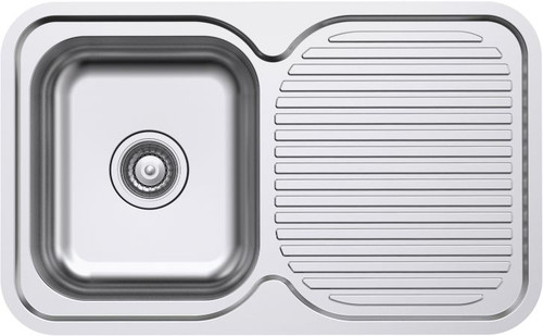 Classic Standard 780 No Tap Hole Single Bowl & Drainer [254002]