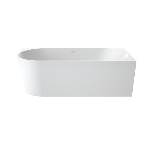 URBANE II 1700 Right Hand Corner Back to Wall Bath with Overflow [300067]