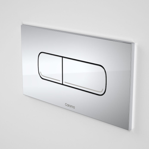 Invisi Series II® Oval Dual Flush Plate & Buttons (Metal) Chrome [158805]