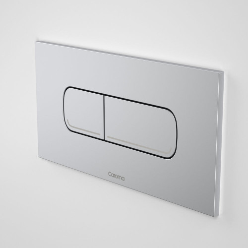 Invisi Series II® Oval Dual Flush Plate & Buttons (Metal) Satin [158806]