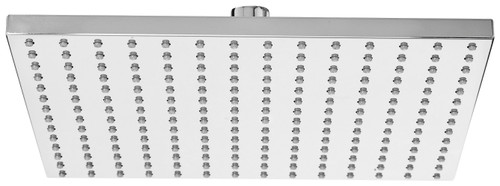 Lexi Shower Rose 250mm Square (Brass) 3Star Chrome [158858]