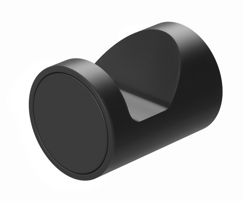 Vivid Slimline Robe Hook Matte Black [158880]