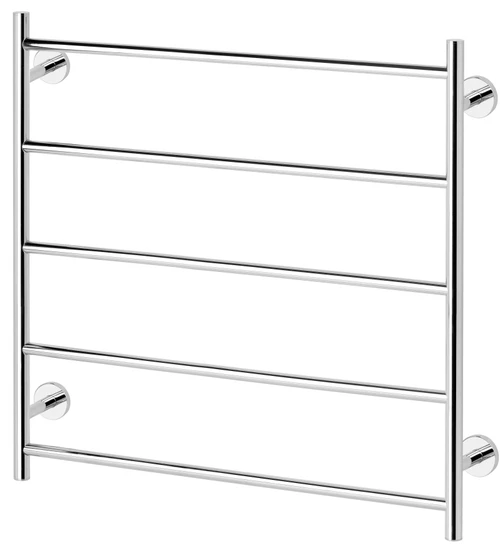 Radii Towel Ladder 5Bar 750mm x 740mm Round Plate Chrome [158882]